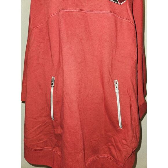 NWT! E5 Stanford Cardinal University Cotton Poncho/Hoodie Pockets Size L/XL - Picture 9 of 14